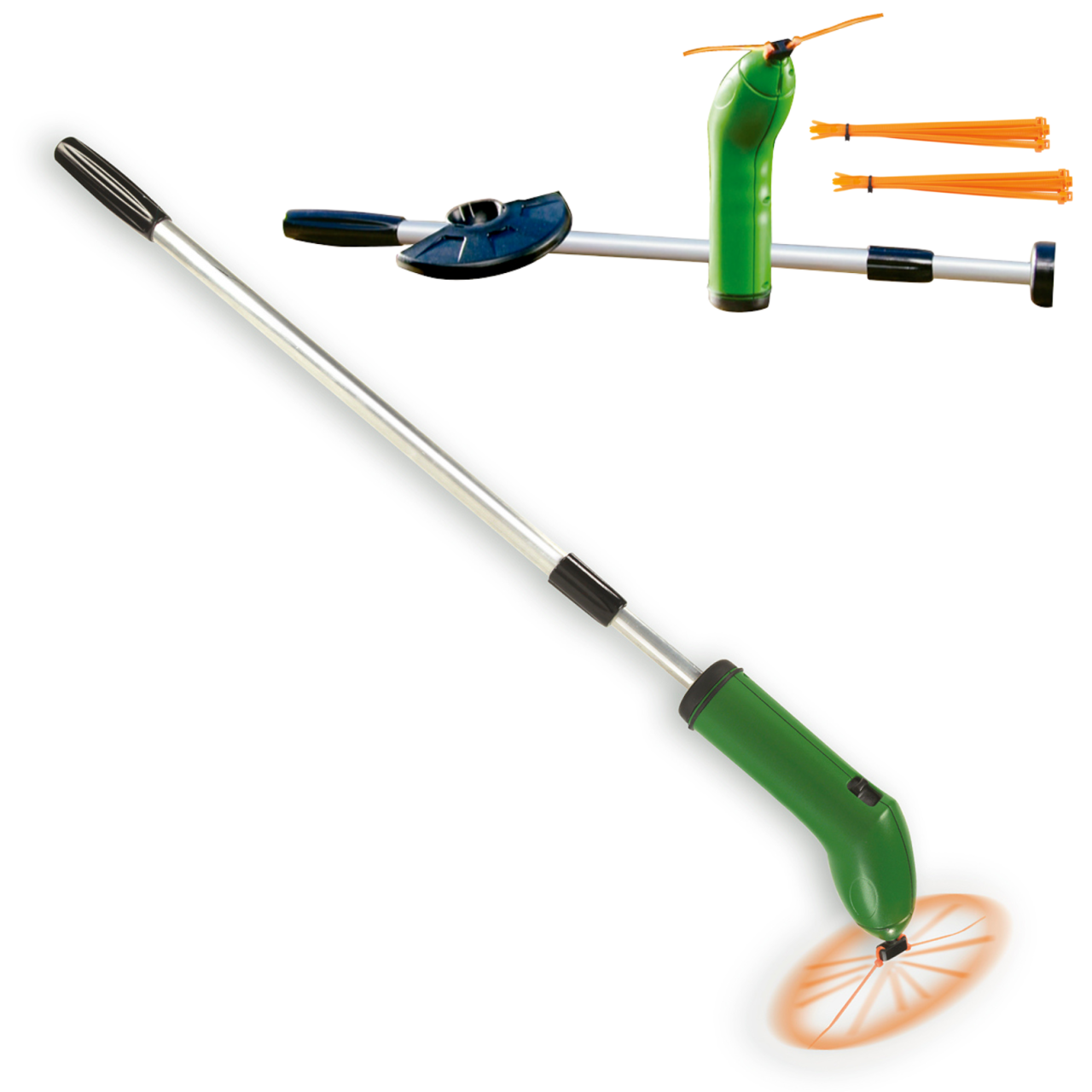 CORTADORA DE CÉSPED, CORTABORDES Y DESBROZADORA