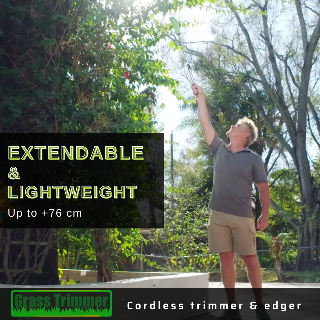 CORTADORA DE CÉSPED, CORTABORDES Y DESBROZADORA