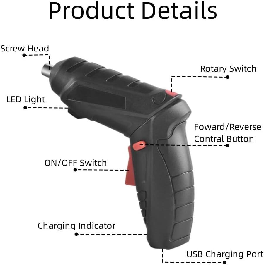 Destornillador eléctrico multifunción