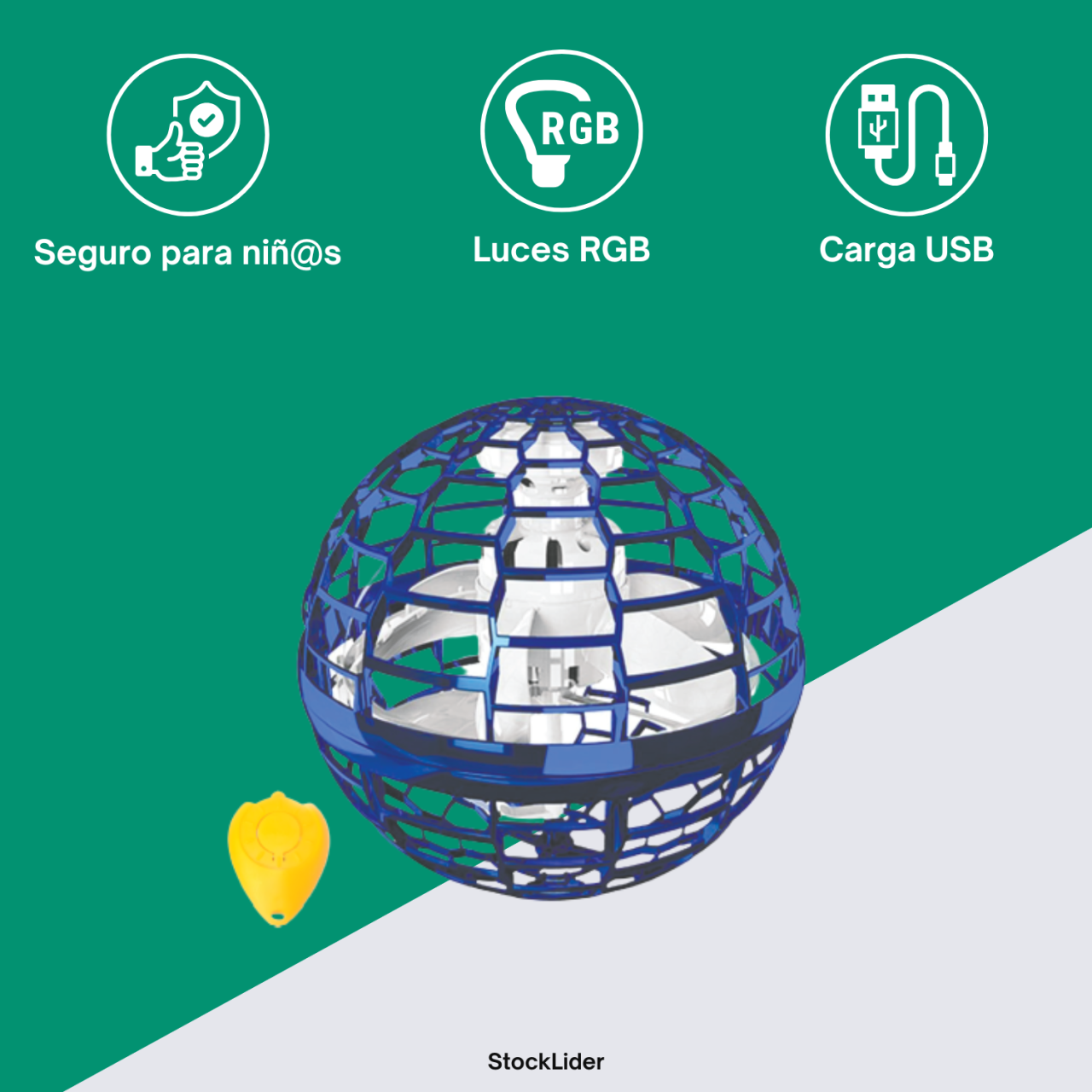 Bola voladora con mando