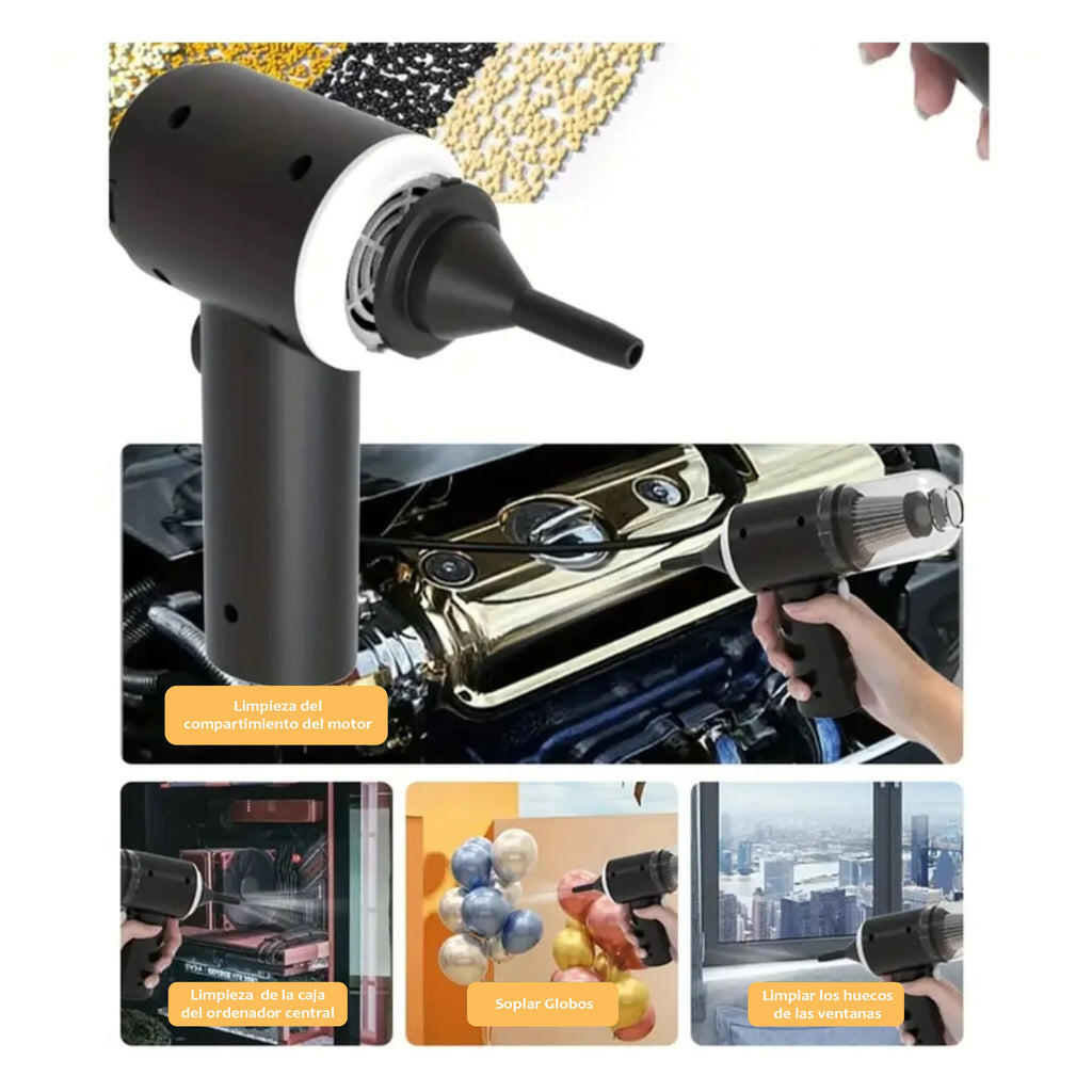 Mini aspiradora portátil recargable