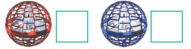 Bola voladora con mando