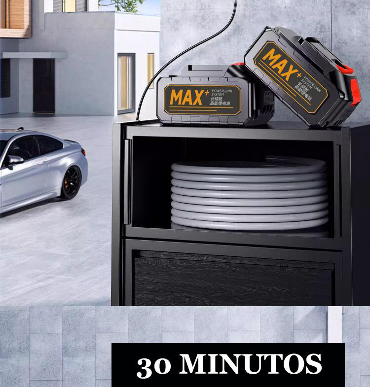 Battery-powered pressure water gun