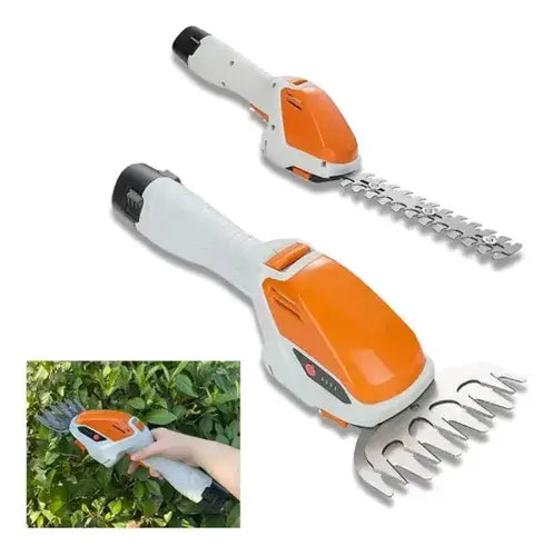 Corta Setos Podador Césped Arbustos Inalámbrico - 2 En 1